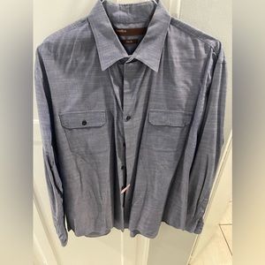 Perry Ellis Long Sleeve slim fit dress shirt size XXL